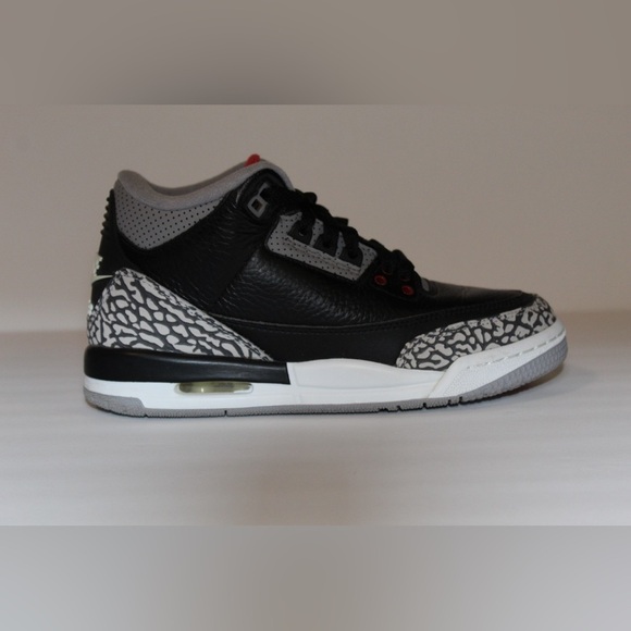 Jordan Other - NIKE AIR JORDAN III 3 RETRO OG BG BLACK FIRE RED CEMENT GREY WHITE BRED 4.5Y